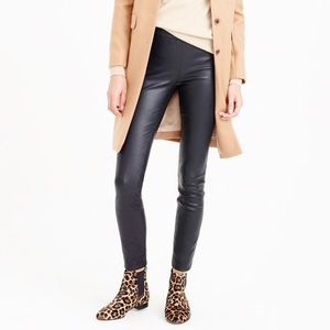J. Crew Collection leather pants